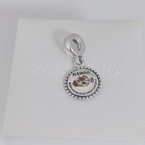Pandora Hawaii Humuhumunukunukuapua'a Fish Charm State Fish Dangle Charm S925 - Picture 8 of 10